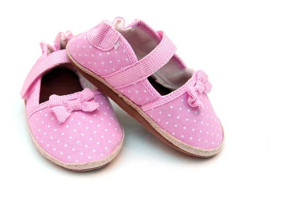 Rosa Babyschuhe — Stockfoto