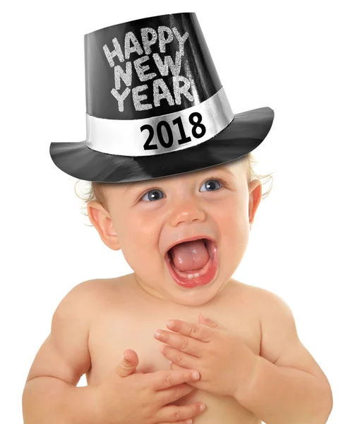 Baba boldog új évet — Stock Fotó