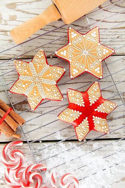 Hermosas galletas de Navidad — Foto de Stock