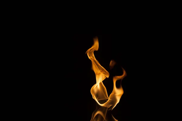 Flammen isoliert — Stockfoto