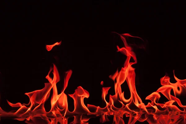 Flames isolated — Stock Photo, Image