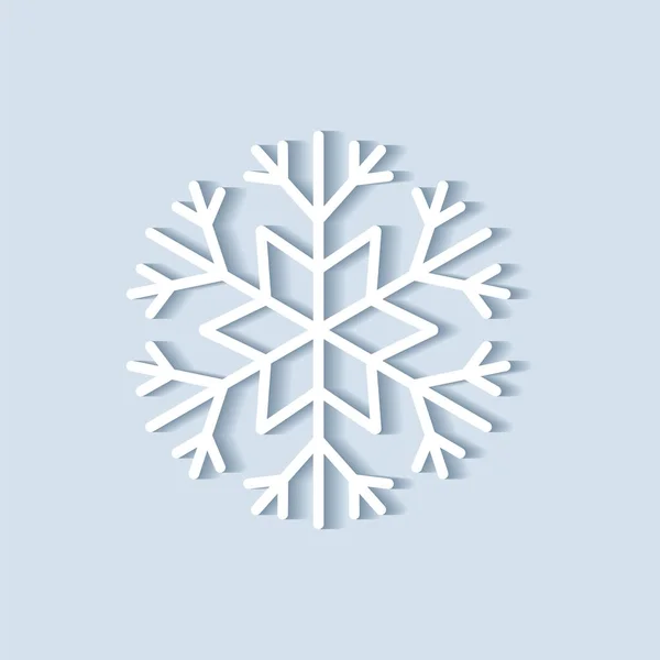 Christmas snowflake. — Stock Vector