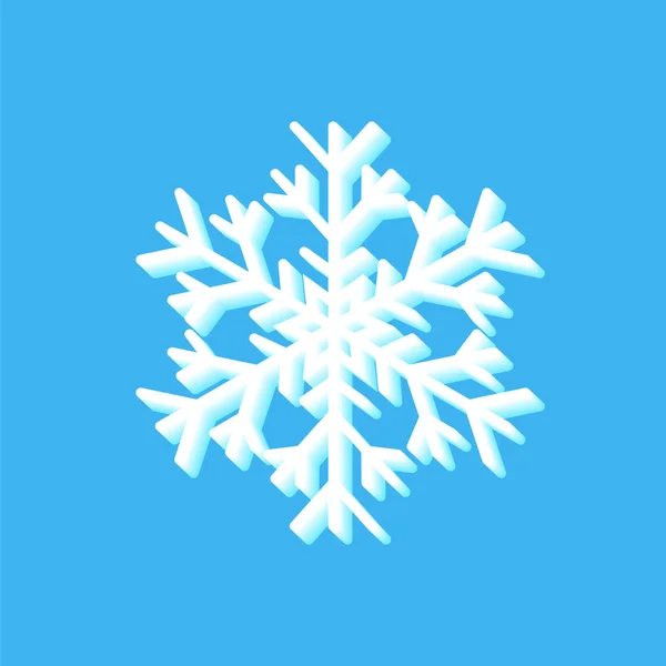 Copo de nieve de Navidad . — Vector de stock