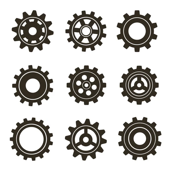 Gears'ı kümesi. vektör çizim.