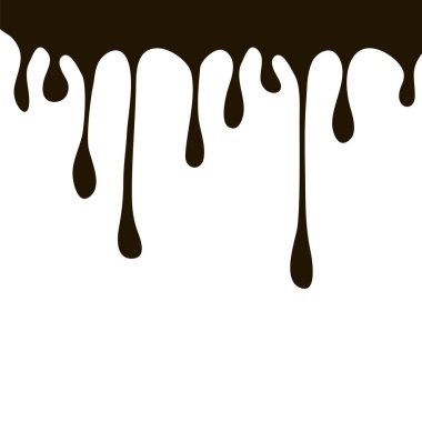 Boya damlıyor. Vektör çizim