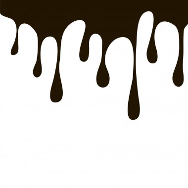 Boya damlıyor. Vektör çizim