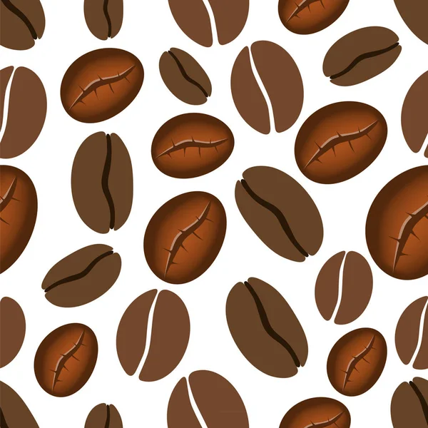 커피의 패턴입니다 일러스트 — 스톡 벡터
