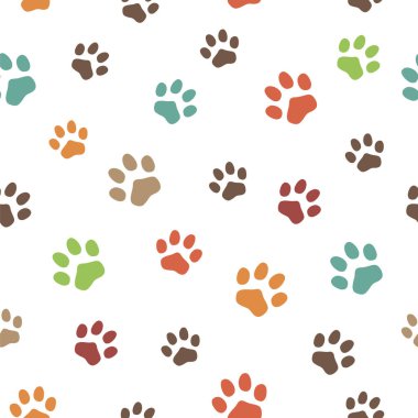 Köpek parça seamless modeli.