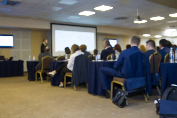 Speaker Giving Talk Conference Hall Business Event — Stock Photo, Image