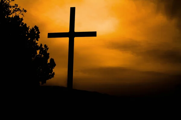 Cross Sunset — Stock Photo, Image