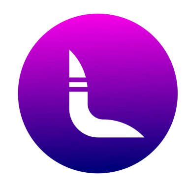 L logo vektör yazı tipi. Fütüristik anahat mektup. Yüksek kaliteli çizgi