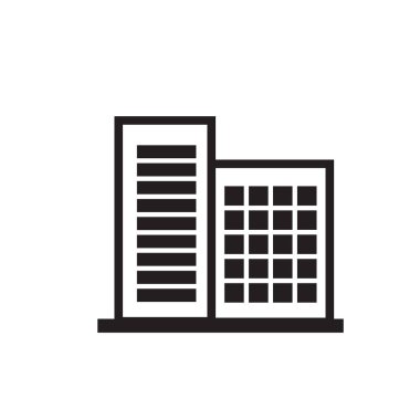 Daire vektör simgesi, ev sembolü. Modern, basit düz izole