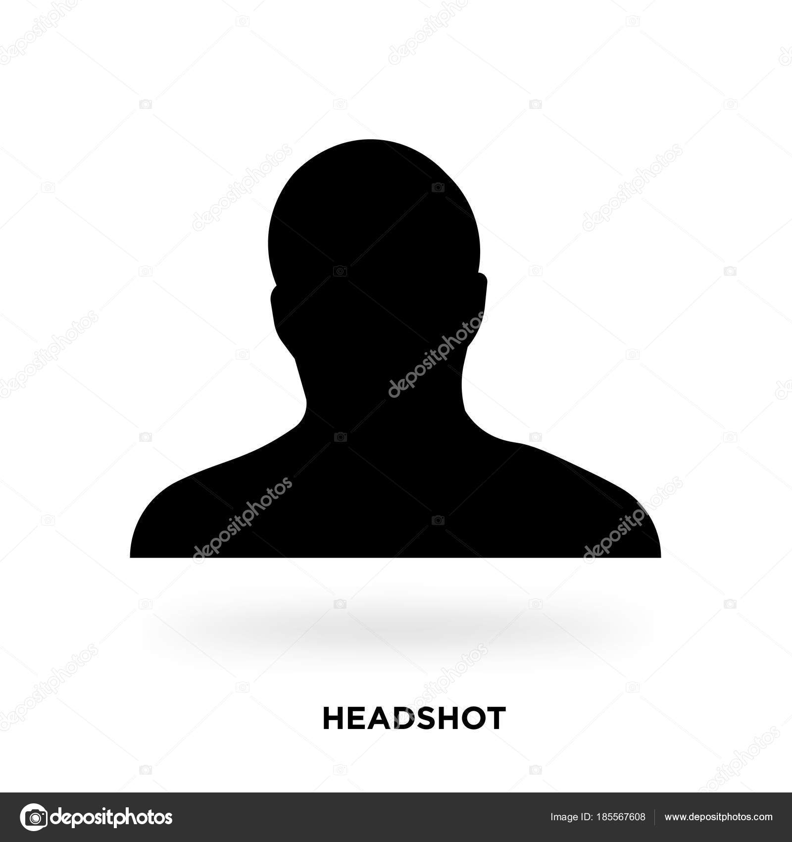 Headshot silhouette Stock Vector by ©vector_best 185567608