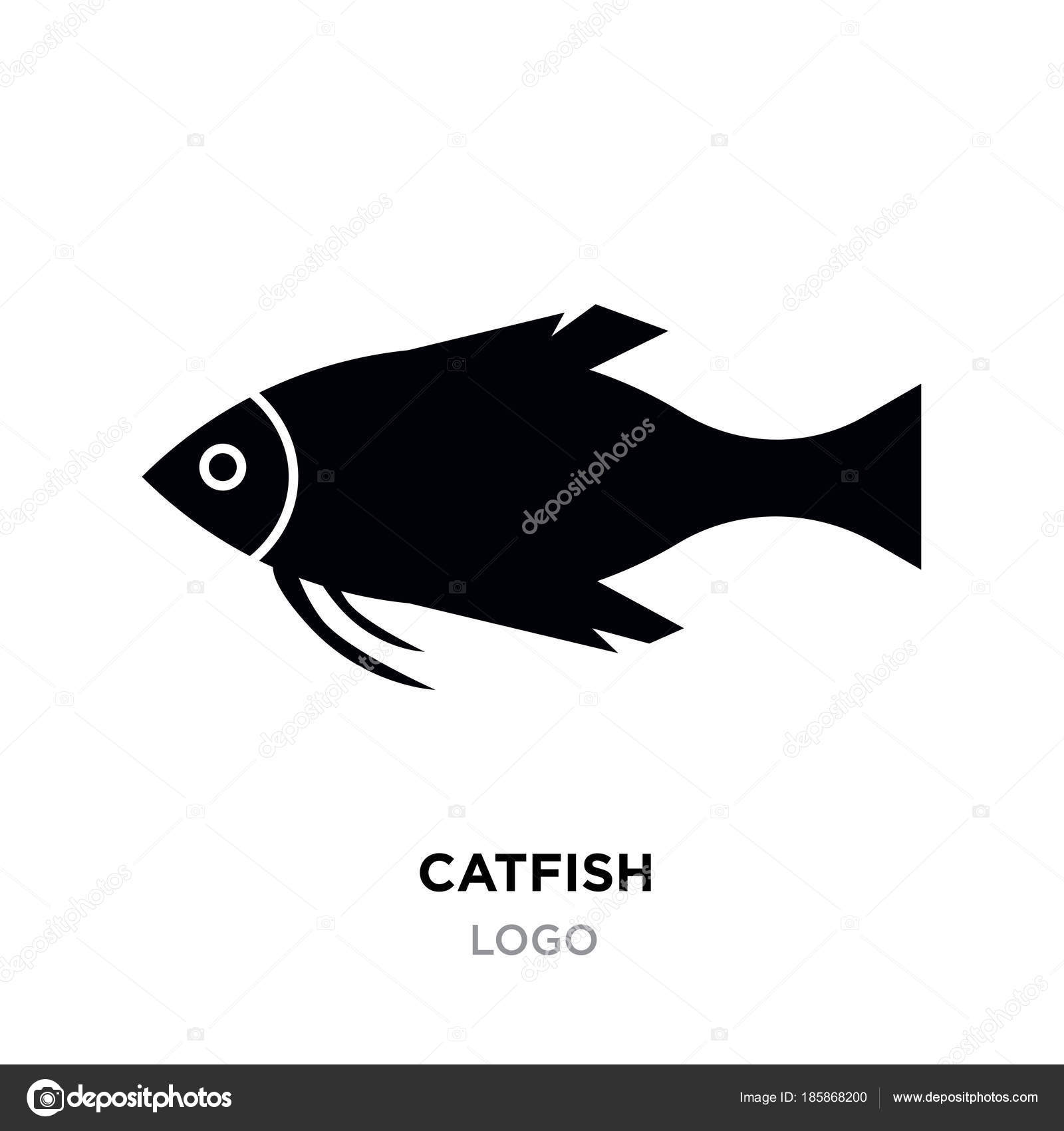 Catfish Logo Black Catfish Fish Silhouette Symbol Vector Image By C Vector Best Vector Stock 185868200