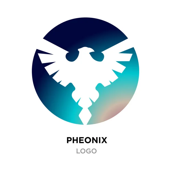 Pheonix Logo. Abstract Pheonix logo design, made of various geom — Stock Vector