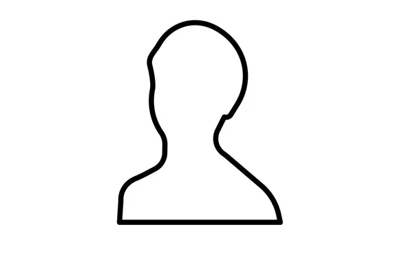 Profilo femminile headshot silhouette su sfondo bianco — Vettoriale Stock