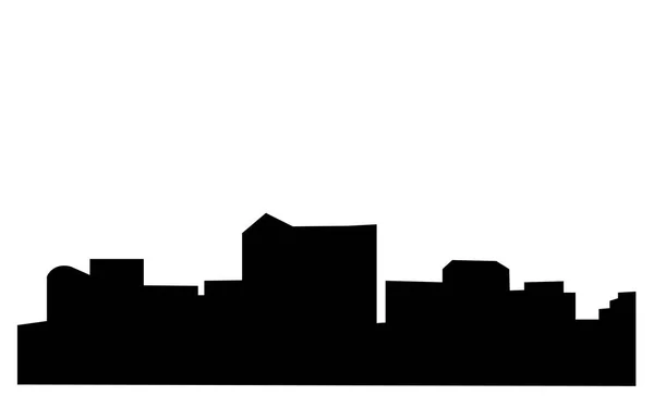 Indianapolis skyline silhueta no fundo branco — Vetor de Stock