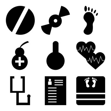 9 set basit düzenlenebilir simgeler