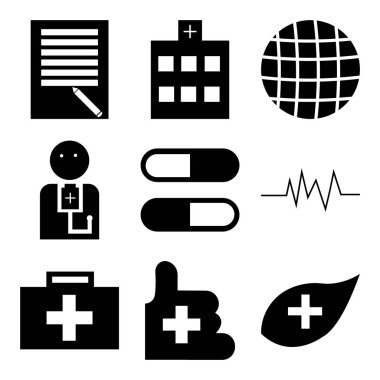 9 set basit düzenlenebilir simgeler