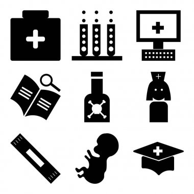 9 set basit düzenlenebilir simgeler