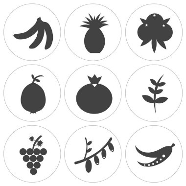 9 set basit düzenlenebilir simgeler