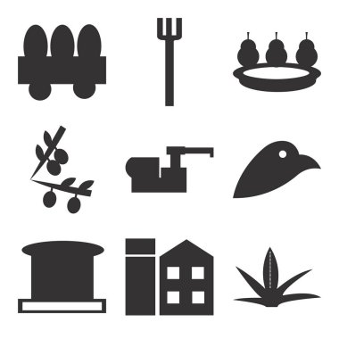 9 set basit düzenlenebilir simgeler