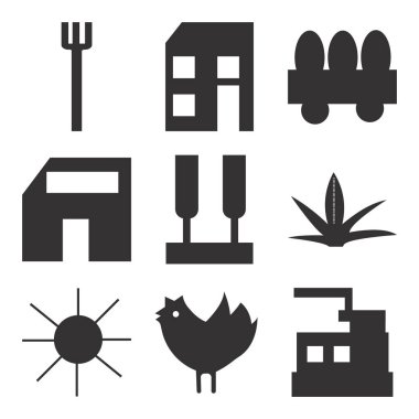 9 set basit düzenlenebilir simgeler