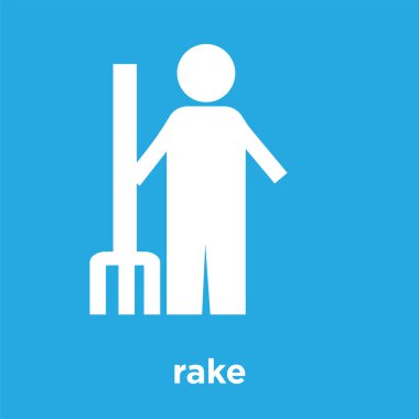 üzerinde mavi arka plan izole komisyon simgesi