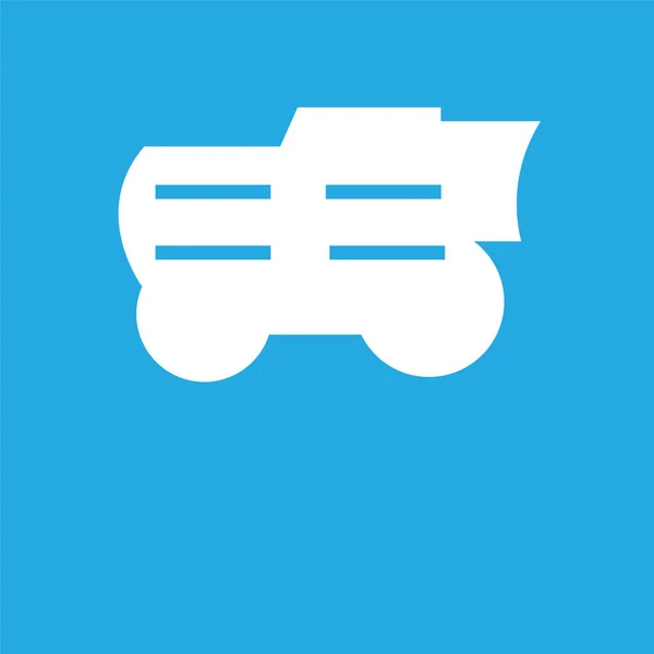 Icono aislado sobre fondo azul — Vector de stock
