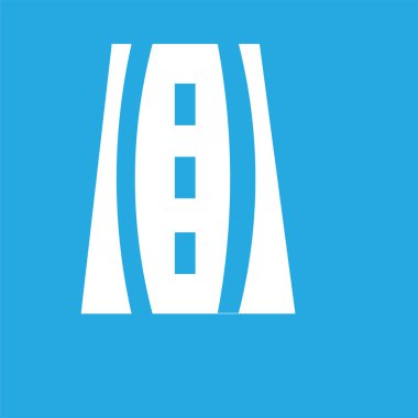  üzerinde mavi arka plan izole simgesi