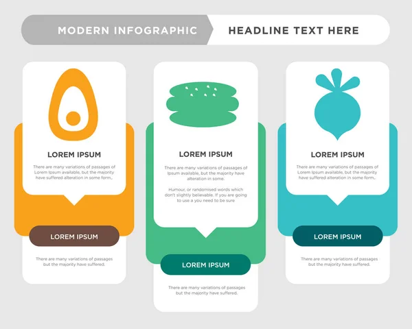 Remolacha, sándwich, infografía — Vector de stock