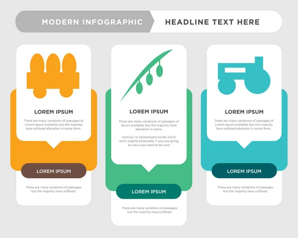 Prime mover, oliwek, ogrodzenia Infografika — Wektor stockowy