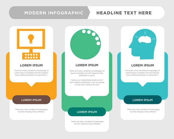 Frustración,, beneficios de la infografía por ordenador — Vector de stock