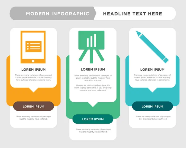 Bleistift, Analytik, Smartphone-Infografik — Stockvektor