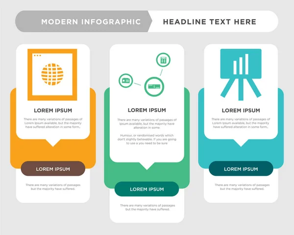 Análise, Economia, Infográfico da Internet — Vetor de Stock