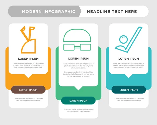 Hóquei, mergulhador, infográfico de hóquei — Vetor de Stock