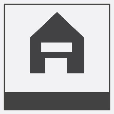  Beyaz arkaplanda izole edilmiş simge