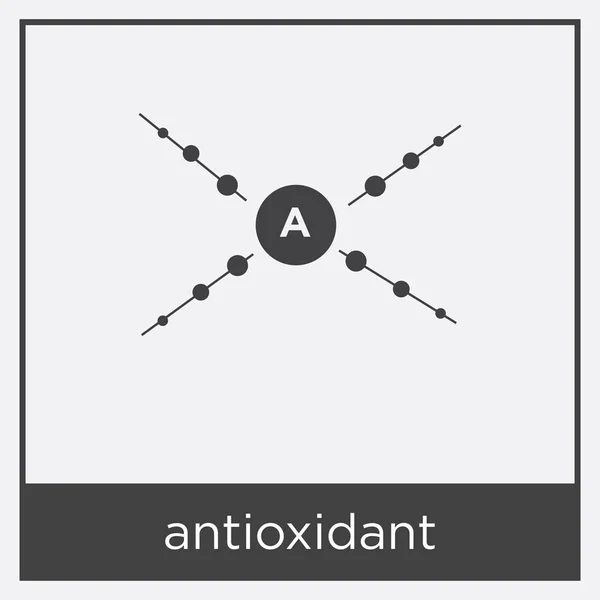 Antioxidant icon isolated on white background — Stock Vector