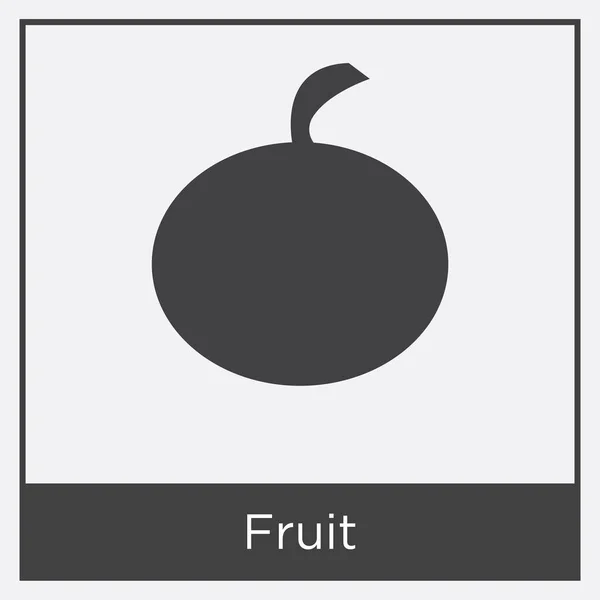 Εικονίδιο φρούτων που απομονώνονται σε λευκό φόντο — Διανυσματικό Αρχείο