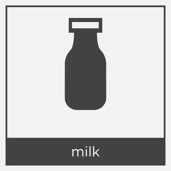 Icona latte isolato su sfondo bianco — Vettoriale Stock