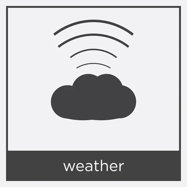 Icône météo isolée sur fond blanc — Image vectorielle