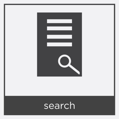 Beyaz arka plan üzerinde izole arama simgesi