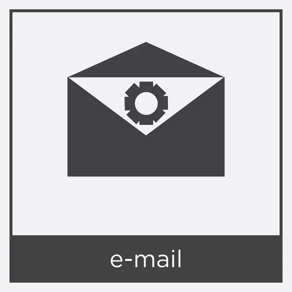 E-mail icon isolated on white background — Stock Vector