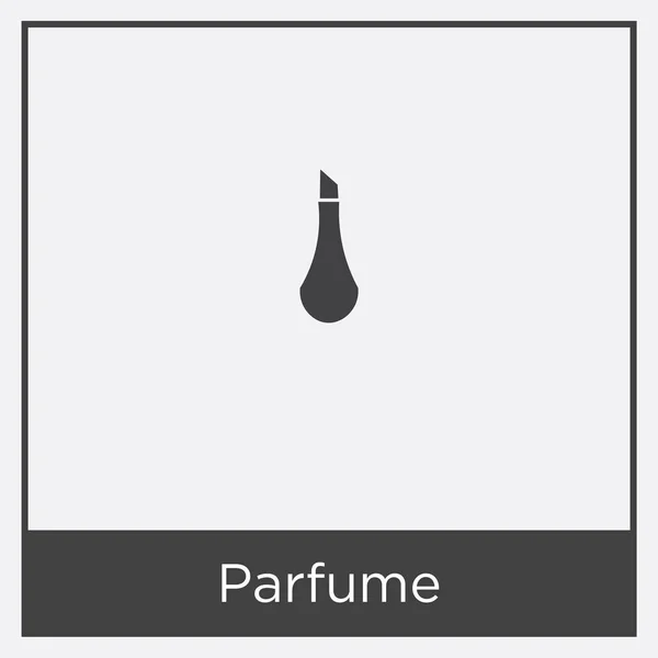 Parfume icon isolated on white background — Stock Vector