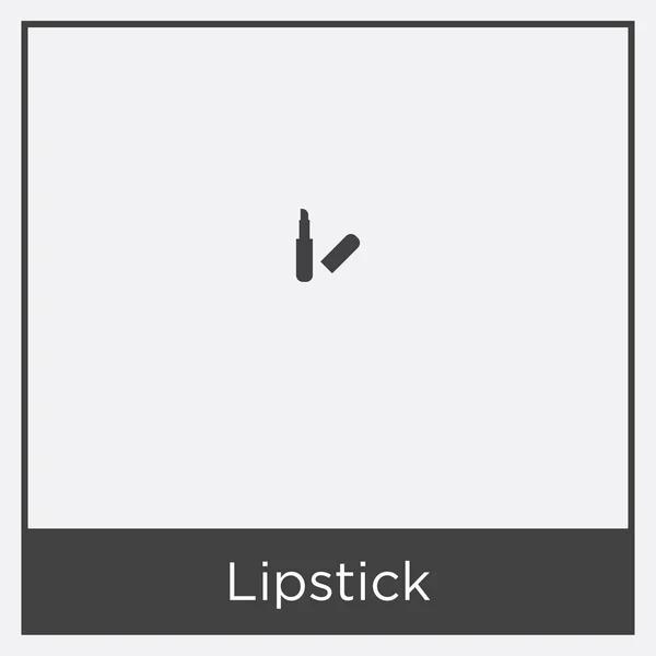 Lipstick icon isolated on white background — Stock Vector