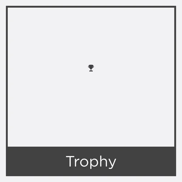 Icona trofeo isolata su sfondo bianco — Vettoriale Stock