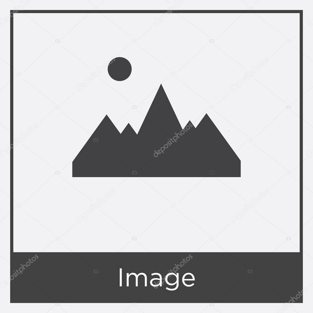 Image icon isolated on white background
