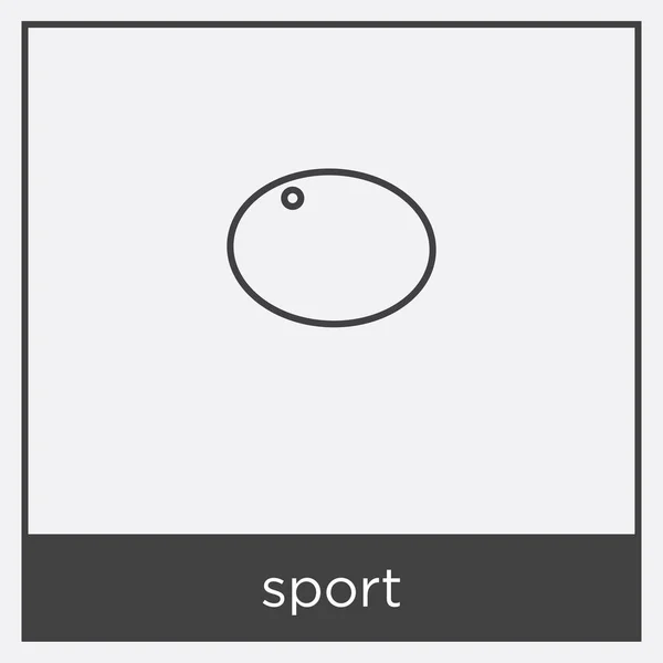 Sport pictogram geïsoleerd op witte achtergrond — Stockvector