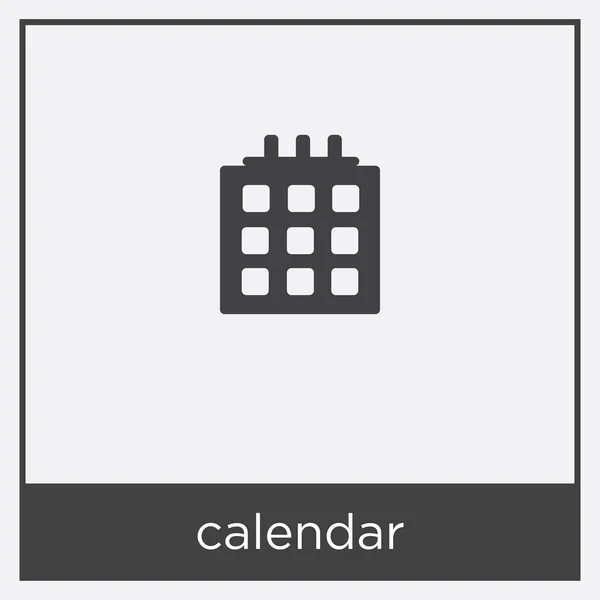 Ikona kalendarza izolowana na białym tle — Wektor stockowy