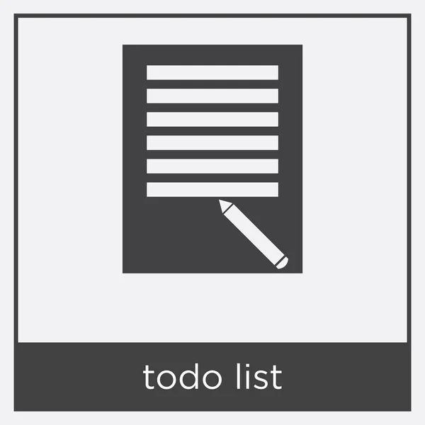 Todo list icon isolated on white background — Stock Vector